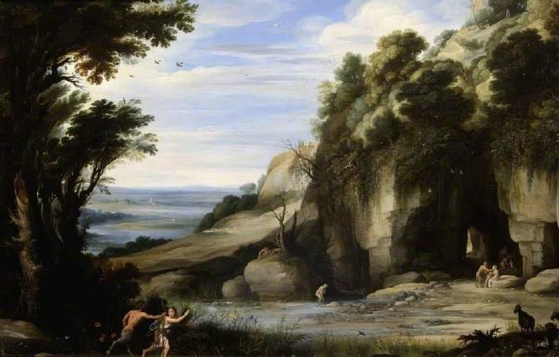 Landscape with Pan and Syrinx after Paul Bril)